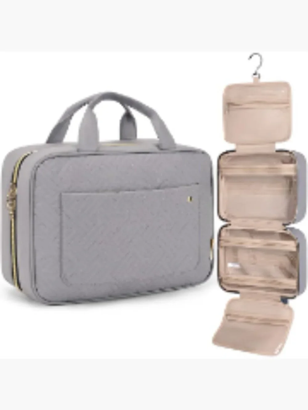 BAGSMART Hanging Toiletry Bag Travel Cosmetic Organizer with Hook